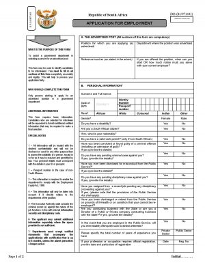 Government New Z83 Application Form - (PDF and Editable) Khabza Career