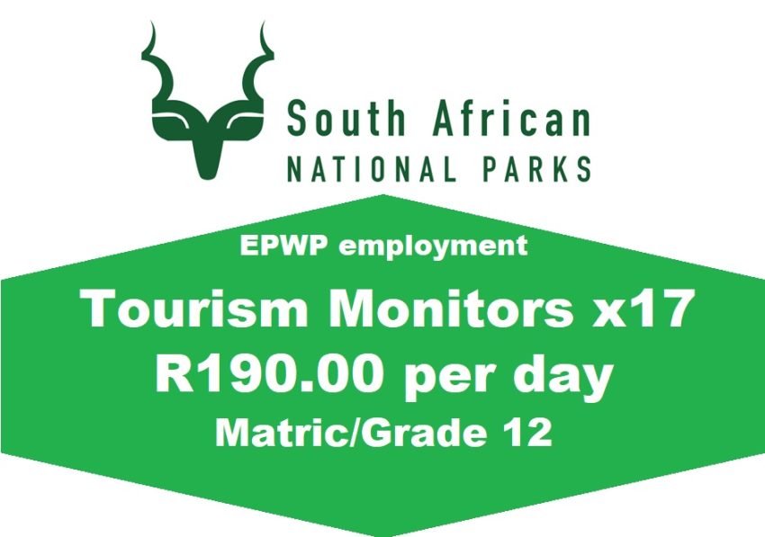 tourism vacancies in gauteng